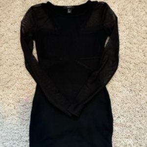 Black mini dress Forever 21